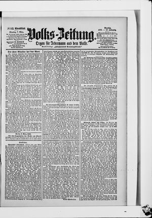 Volks-Zeitung vom 07.03.1899