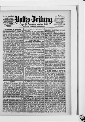 Volks-Zeitung vom 13.03.1899