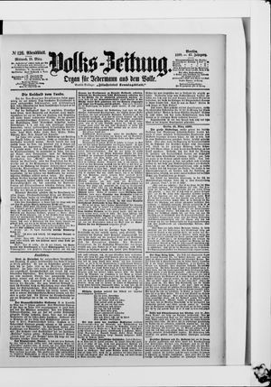 Volks-Zeitung vom 15.03.1899