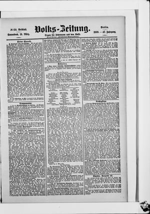 Volks-Zeitung vom 18.03.1899