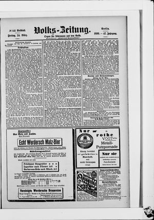 Volks-Zeitung vom 24.03.1899