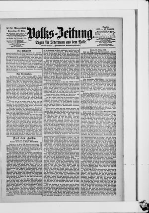 Volks-Zeitung on Mar 30, 1899