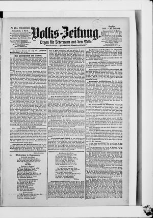 Volks-Zeitung vom 01.04.1899