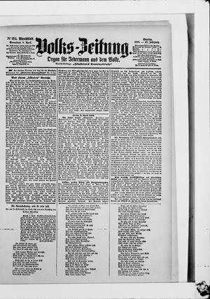 Volks-Zeitung vom 08.04.1899