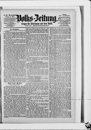 Volks-Zeitung vom 11.04.1899