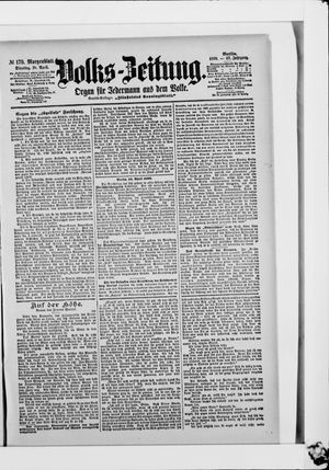 Volks-Zeitung vom 18.04.1899