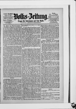 Volks-Zeitung vom 21.04.1899