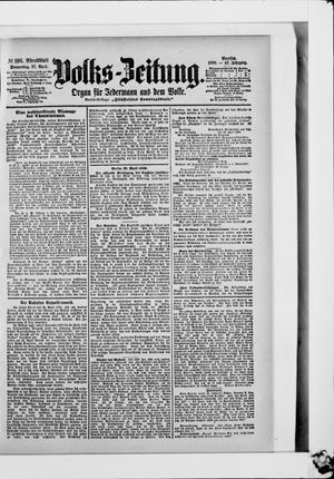 Volks-Zeitung vom 27.04.1899