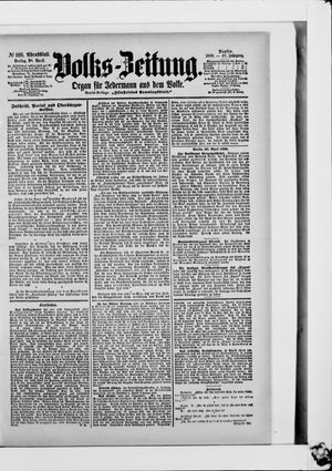 Volks-Zeitung vom 28.04.1899