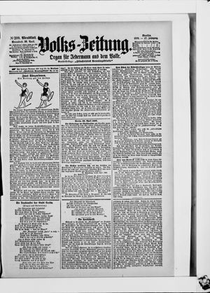 Volks-Zeitung vom 29.04.1899