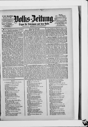 Volks-Zeitung on May 6, 1899