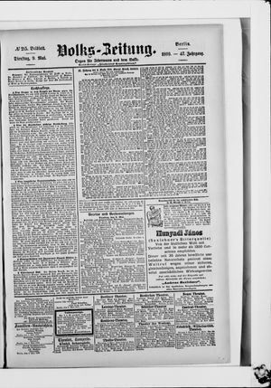 Volks-Zeitung vom 09.05.1899