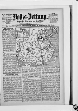 Volks-Zeitung vom 11.05.1899