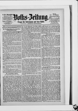 Volks-Zeitung vom 13.05.1899