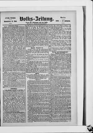 Volks-Zeitung vom 13.05.1899