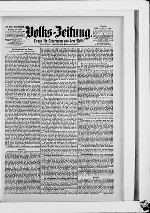 Volks-Zeitung vom 23.05.1899
