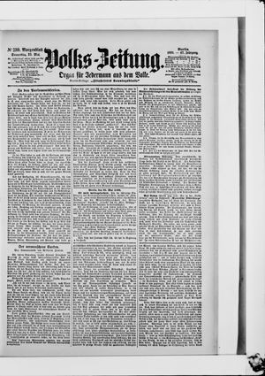 Volks-Zeitung vom 25.05.1899