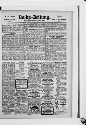 Volks-Zeitung on May 30, 1899