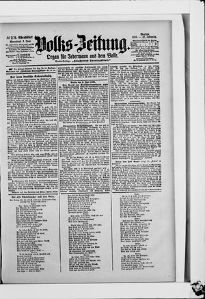 Volks-Zeitung vom 03.06.1899