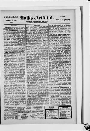 Volks-Zeitung vom 04.06.1899