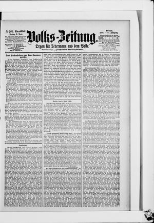 Volks-Zeitung vom 09.06.1899