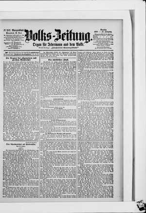 Volks-Zeitung vom 10.06.1899