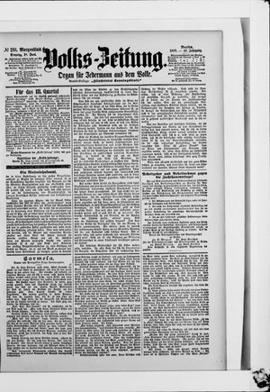 Volks-Zeitung vom 18.06.1899