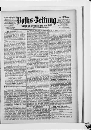 Volks-Zeitung vom 21.06.1899