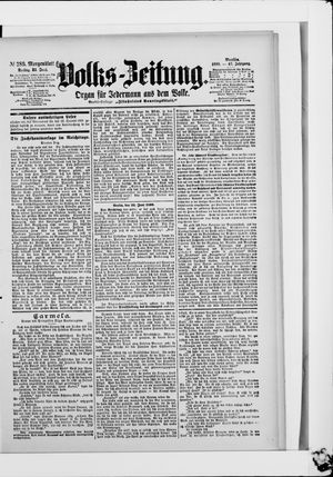Volks-Zeitung vom 23.06.1899