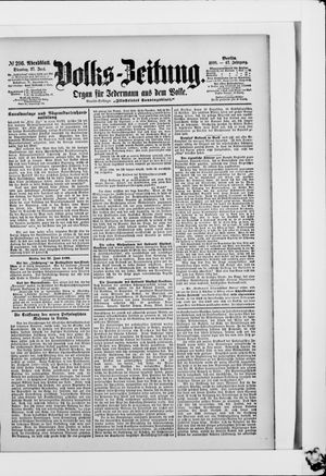 Volks-Zeitung vom 27.06.1899