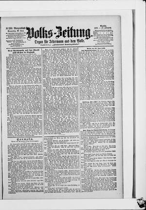 Volks-Zeitung vom 29.06.1899