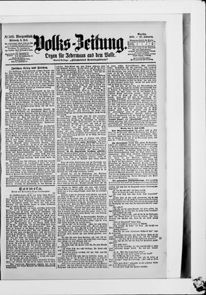 Volks-Zeitung on Jul 5, 1899