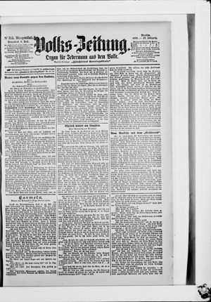 Volks-Zeitung vom 08.07.1899