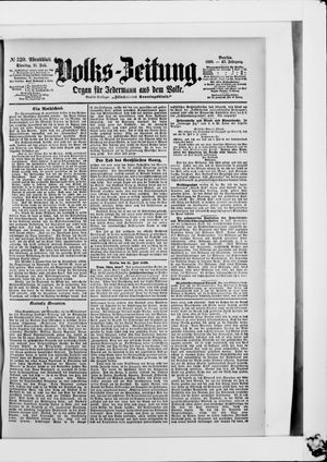Volks-Zeitung vom 11.07.1899