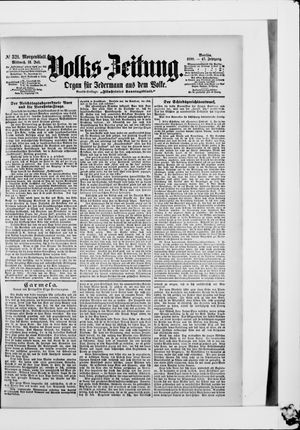 Volks-Zeitung vom 12.07.1899