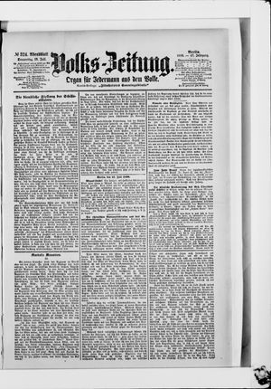 Volks-Zeitung vom 13.07.1899