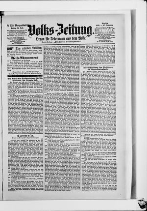 Volks-Zeitung vom 14.07.1899