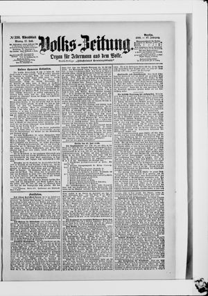Volks-Zeitung vom 17.07.1899