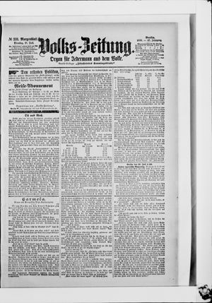 Volks-Zeitung vom 18.07.1899