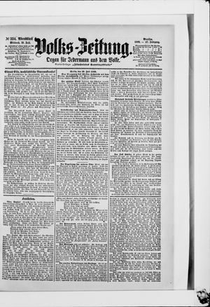Volks-Zeitung vom 19.07.1899