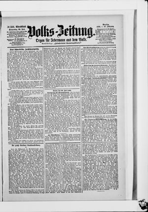 Volks-Zeitung vom 20.07.1899