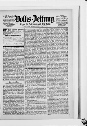 Volks-Zeitung vom 21.07.1899