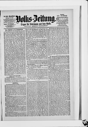 Volks-Zeitung vom 21.07.1899