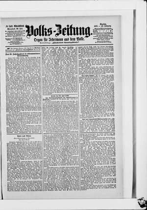Volks-Zeitung vom 22.07.1899
