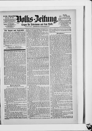 Volks-Zeitung vom 23.07.1899