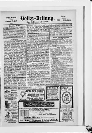 Volks-Zeitung vom 23.07.1899