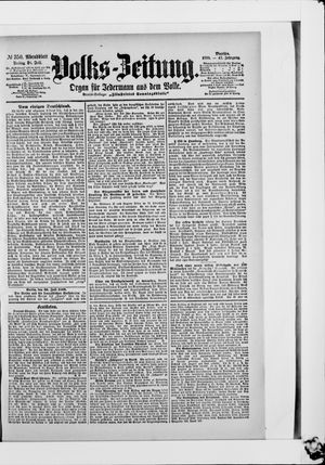 Volks-Zeitung vom 28.07.1899