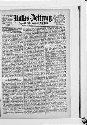 Volks-Zeitung vom 29.07.1899
