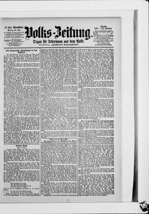 Volks-Zeitung vom 31.07.1899