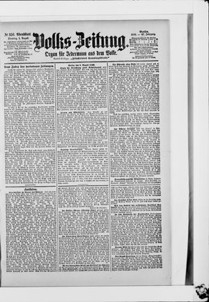Volks-Zeitung vom 01.08.1899